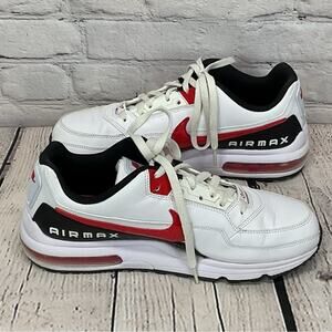 Nike Air Max LTD 3 Running Men's Size 9.5 White/Red/Black BV1171-100 Athletic